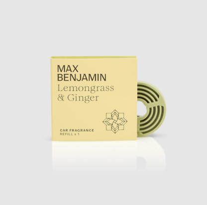 Max Benjamin Luxury Car Fragrance Refill - Lemongrass and Ginger