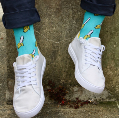 Swole Panda BANANA BAMBOO SOCKS - Image 2
