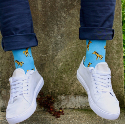 Swole Panda GIRAFFE BAMBOO SOCKS - Image 2