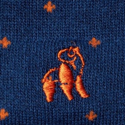 Swole Panda SPOTTED ORANGE BAMBOO SOCKS - Image 4