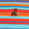 Swole Panda BLUE AND RED NARROW STRIPED BAMBOO SOCKS - Image 3
