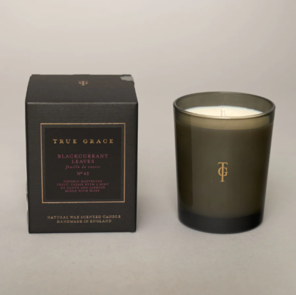 True Grace Manor Blackcurrant Leaves Scented Candle