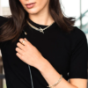 Tutti & Co Adorn Necklace Gold (NE671G) - Image 4