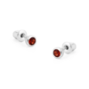 Tutti & Co Birthstone JANUARY Garnet Stud Earrings Silver (EA532S)