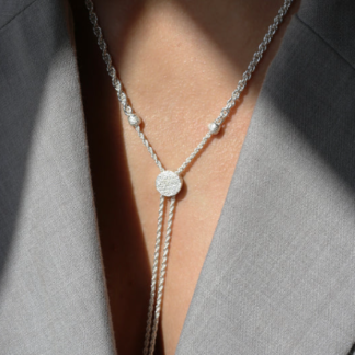 Tutti & Co Freedom Necklace Silver (NE682S)