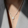 Tutti & Co Freedom Necklace Silver (NE682S) - Image 4