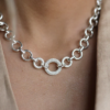 Tutti & Co Grand Necklace Silver (NE676S)