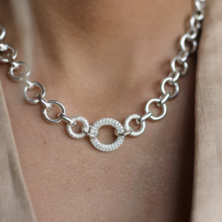 Tutti & Co Grand Necklace Silver (NE676S)