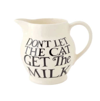 Emma Bridgewater Black Toast All Over Half Pint Milk Jug