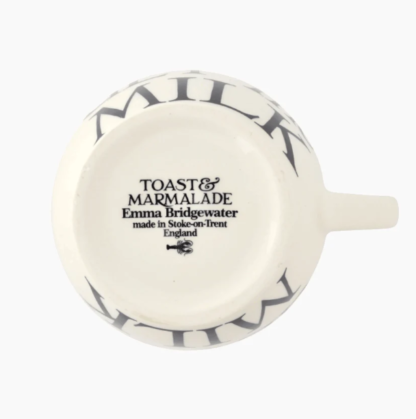 Emma Bridgewater Black Toast All Over Half Pint Milk Jug - Image 3