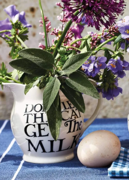 Emma Bridgewater Black Toast All Over Half Pint Milk Jug - Image 2