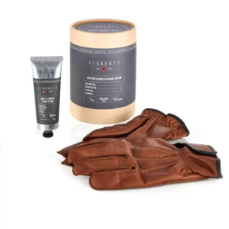 FIKKERTS FRUITS OF NATURE GENTLEMANS GLOVES and HAND CREAM SET