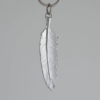 Lancaster & Gibbings Pewter Key Ring Feather