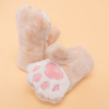 Powder Kids Fluffy Mittens BEAR PAW CREAM