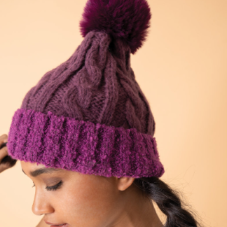 Powder Freya Pompom Hat DAMSON