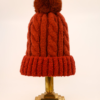Powder Freya Pompom Hat RUST - Image 4