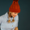 Powder Freya Pompom Hat RUST - Image 3