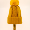 Powder Ingrid Pompom Hat MUSTARD - Image 3