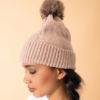 Powder Ingrid Pompom Hat OATMEAL