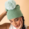 Powder Ingrid Pompom Hat SAGE