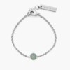 Tutti & Co Birthstone MARCH Aquamarine Bracelet Silver (BR590S)