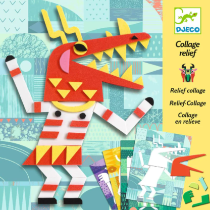 Djeco Relief Collage MONSTERS GALLERY