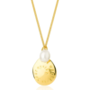 Claudia Bradby The World is Your Oyster Gold Necklace - Image 4