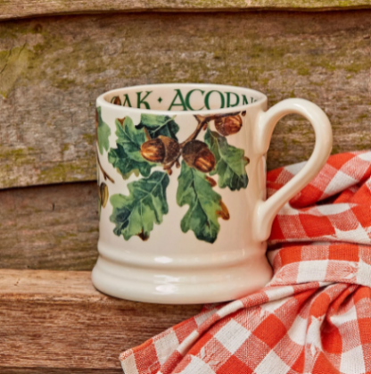 Emma Bridgewater Oak and Acorn 1/2 Pint Mug - Image 2