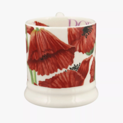Emma Bridgewater Red Poppy 1/2 Pint Mug - Image 3