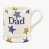 Emma Bridgewater Stormy Stars Dad 1/2 Pint Mug