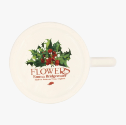 Emma Bridgewater Holly & Ivy Set Of 2 1/2 Pint Mugs Boxed 2023 - Image 6