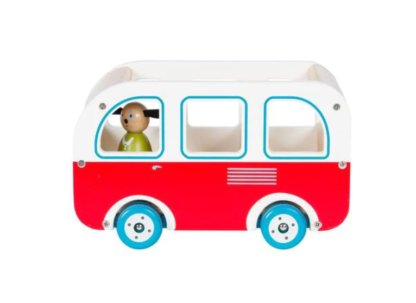 Moulin Roty Wooden Toy Bus (632422) - Image 2