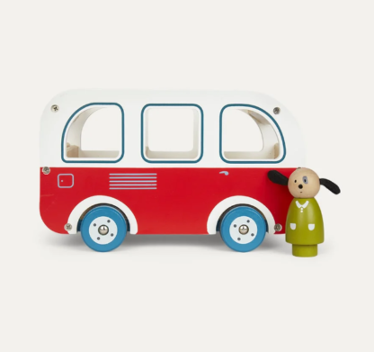 Moulin Roty Wooden Toy Bus (632422) - Image 3