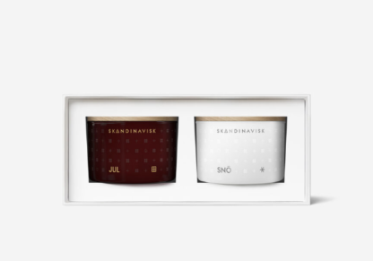 Skandinavisk WHITE CHRISTMAS CANDLE DUO GIFTSET - Image 2