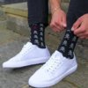 Swole Panda BLACK SKULL BAMBOO SOCKS 7-11 - Image 3