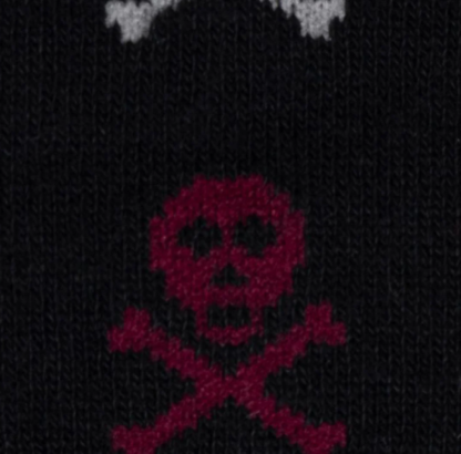 Swole Panda BLACK SKULL BAMBOO SOCKS 7-11 - Image 4