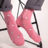 Swole Panda PINK SHEEP BAMBOO SOCKS 7-11 - Image 3