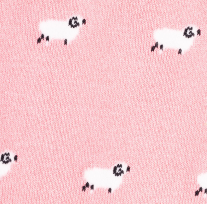 Swole Panda PINK SHEEP BAMBOO SOCKS 7-11 - Image 4
