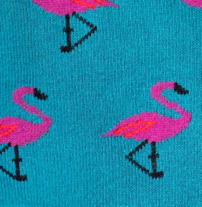 Swole Panda FLAMINGO BAMBOO SOCKS size 4-7 - Image 5