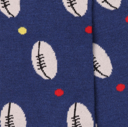 Swole Panda RUGBY BALL BAMBOO SOCKS 7-11 - Image 4