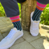 Swole Panda STRIPE AND DIAMOND BAMBOO SOCKS 7-11 - Image 3