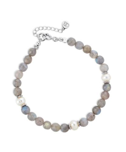 Claudia Bradby Labradorite and Pearl Bracelet - Image 2