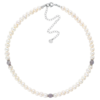 Claudia Bradby Pearl with 3 Labradorite ChokerNecklace - Image 3