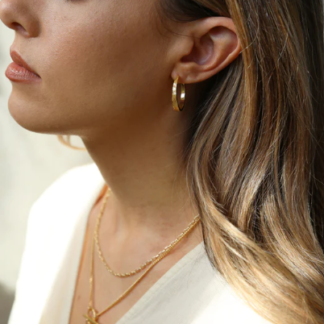 Tutti & Co Amble Earrings Gold (EA432G)