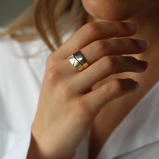 Tutti & Co Coastal Ring Gold (RN308G)