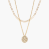 Tutti & Co Shale Necklace Gold (NE686G)