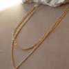 Tutti & Co Shale Necklace Gold (NE686G) - Image 2