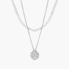 Tutti & Co Shale Necklace Silver (NE686S)