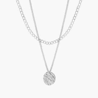 Tutti & Co Shale Necklace Silver (NE686S)