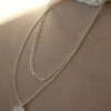 Tutti & Co Shale Necklace Silver (NE686S) - Image 2